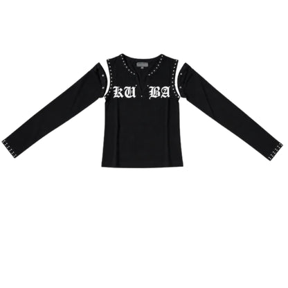 KU..BA Detachable sleeves top