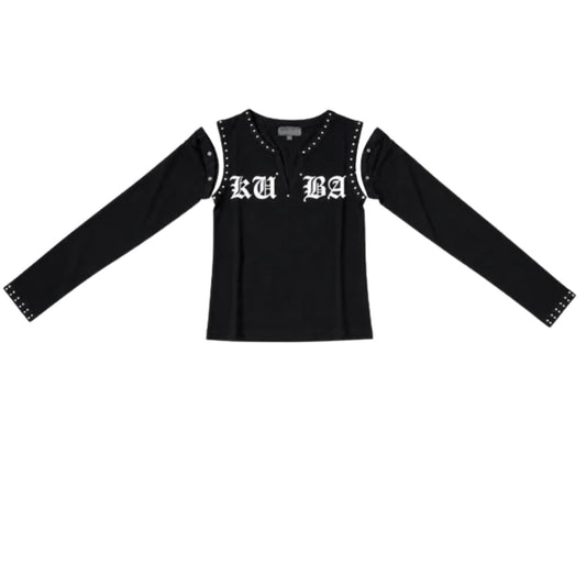 KU..BA Detachable sleeves top