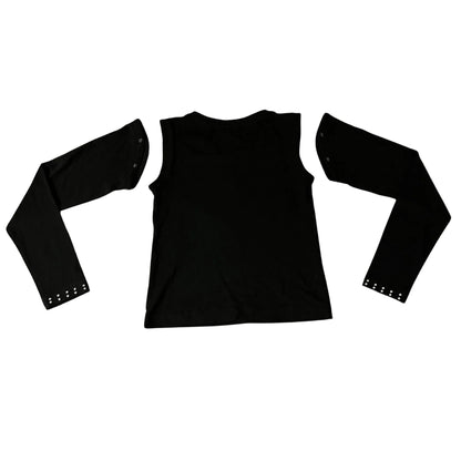 KU..BA Detachable sleeves top